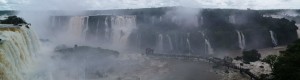 Panorama wodospadów Iguazu