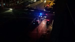 Zabójstwo taksówkarza w Caracas. Widok z okna naszego balkonu.